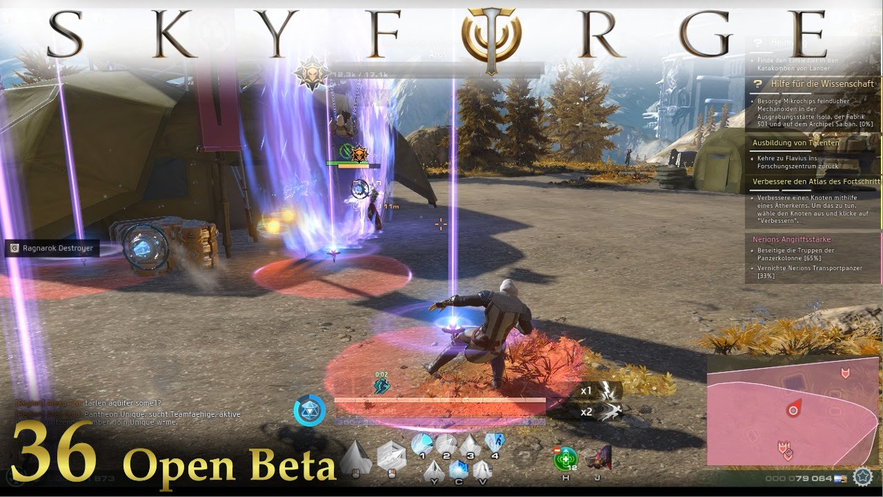 Skyforge #036 - Wald von Lanber abgeschlossen - Open Beta - YouTube
