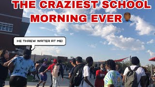 The Craziest School Morning ever🤦🏾‍♂️ ( Almost 4 fights happened)