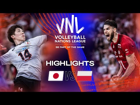 🇯🇵 JPN vs. 🇵🇱 POL - Highlights Semifinals | Men&#39;s VNL 2023