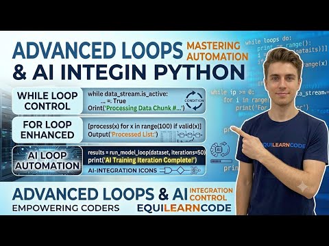 [English] Python Loops Explained for Beginners 🐍 | For Loop & While Loop | Python Tutorial 2026