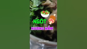 xương hầm canh rau ngót ngọt nước mềm ngon #food #shorts #lemoncoder