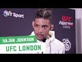 UFC London: Kajan Johnson -- Project Spearhead is aiming to be like the Screen Actors Guild
