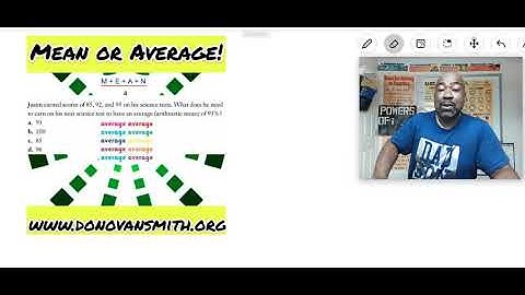 Finding A Missing Score When The Mean Or Average Is Given | 100% Pass Rate | www.latepass.com
