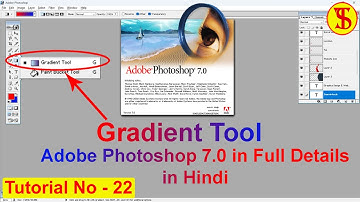 Gradient Tool in Adobe Photoshop 7.0 in Hindi in Detailed || Tutorial No-22 (2025) | @Sonvirtech