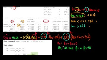 ECONOMETRICS | Interpret STATA | 1
