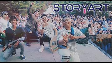 Story Art di acara pensi Natifest 2019 (SMK Bina Informatika tangerang selatan)