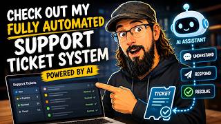 Fully automated support ticket system powered by AI.