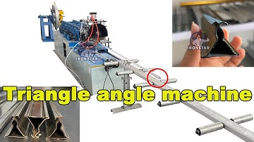 Triangle panel making machine | Triangle angle roll forming machine
