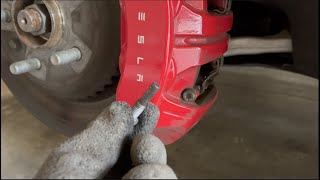 Brake Lubrication - Tesla Model 3 Performance