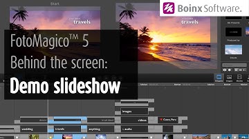 FotoMagico™ 5 Behind the screen: Demo slideshow