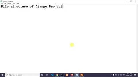 3. Project File Structure in Django (Hindi)