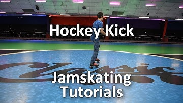 Hockey Kick - Jamskating Footwork Tutorial - How To Jam Skate