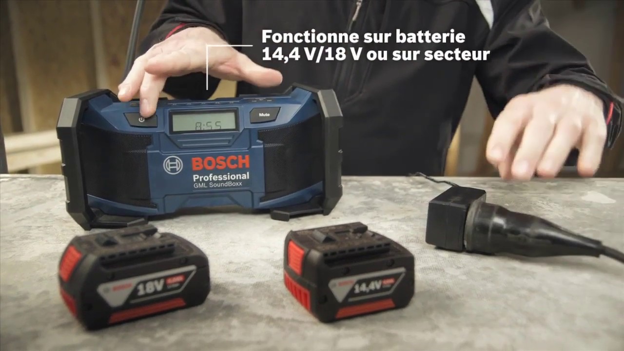 Radio de chantier GML SoundBoxx 0601429900 de Bosch