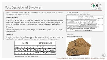 Sedimentary Post-Depositional Structures