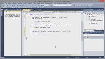 C# Form Uygulaması   Kronometre