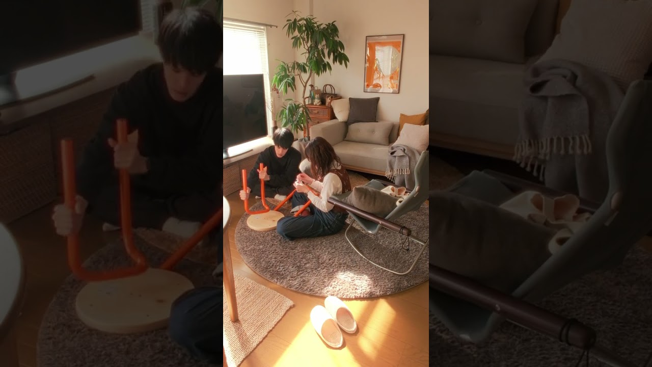 IKEA】話題のチェア | オレンジ色がオシャレ🟧DOMSTEN ドムステン#IKEA