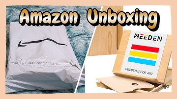 Amazon Unboxing/Cool Meeden Tabletop Sketchbox Easel #amazonunboxing #sketchbox #easel #tabletop