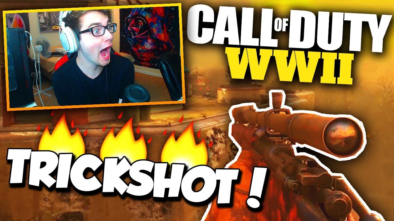 INSANE COD WW2 TRICKSHOT KILLCAM In Search & Destroy! (WWII Trickshotting)