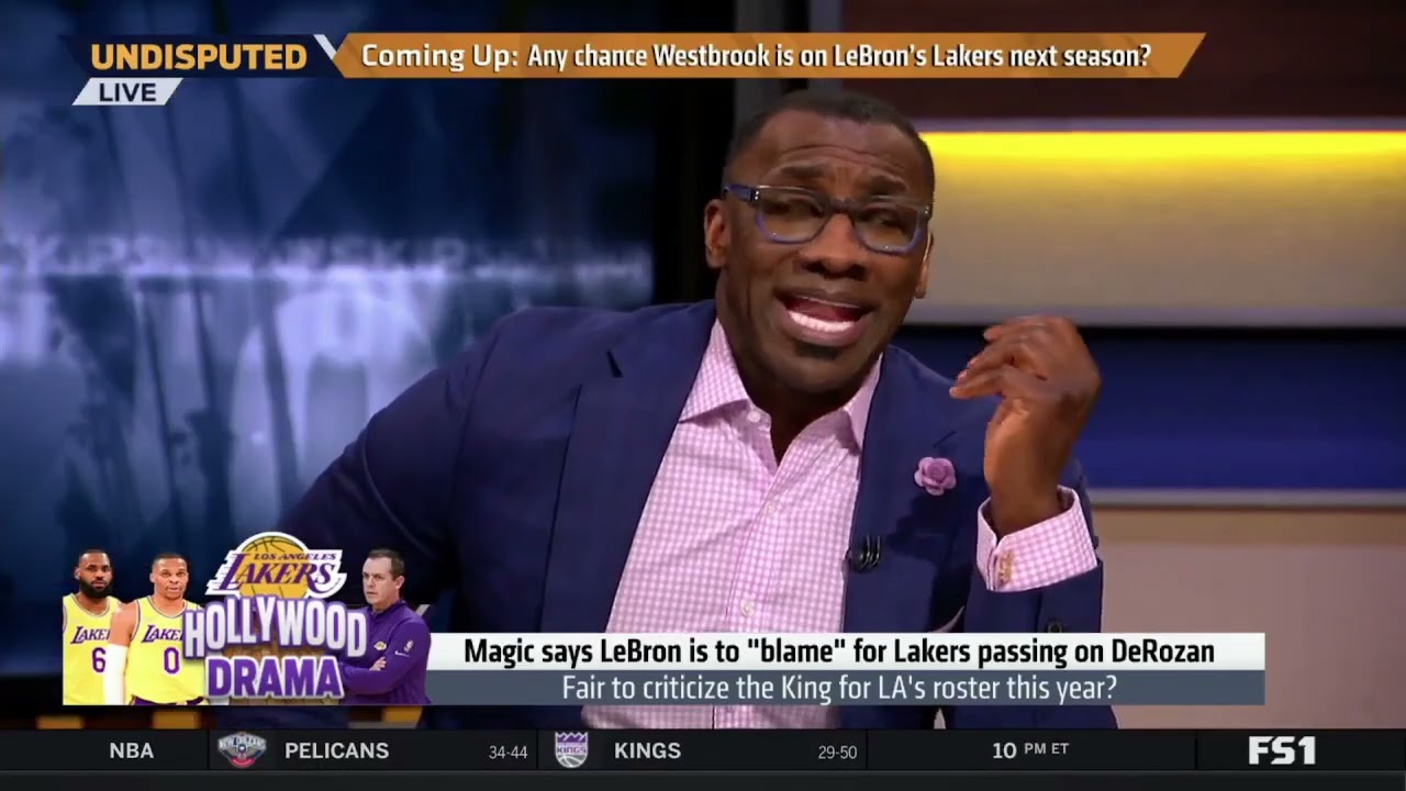 Undisputed Skip reacts to Magic blaming LeBron on DeRozan not signing with the Lakers