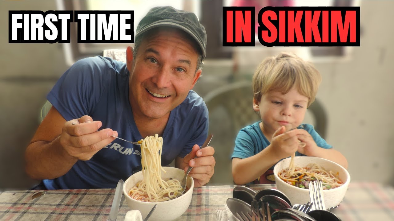 First IMPRESSIONS And FOOD Of SIKKIM 🇮🇳 सिक्किममा विदेशीहरू