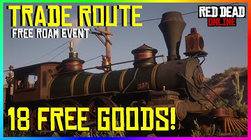 Red Dead Online - *18 FREE GOODS* Trade Route Free Roam Event I Trader Role RDR2
