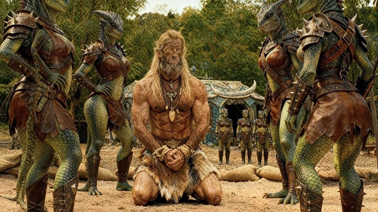 Племя женщин-рептилий захватило меня, не зная, что я — охотник, посланный, чтобы их уничтожить