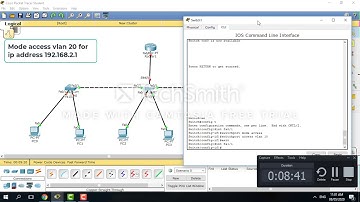 VLAN,VTP and Inter-VLAN Routing in Pocket Tracer