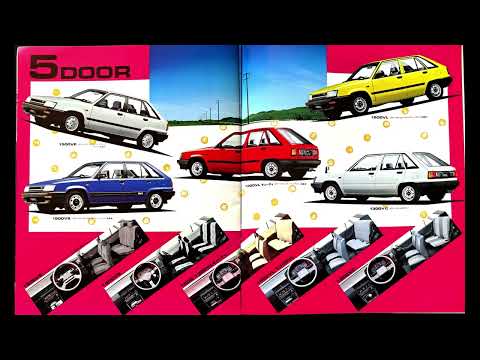 自動車カタログ 84'トヨタターセル＆カローラⅡ(TOYOTA TERCEL＆COROLLAⅡ）