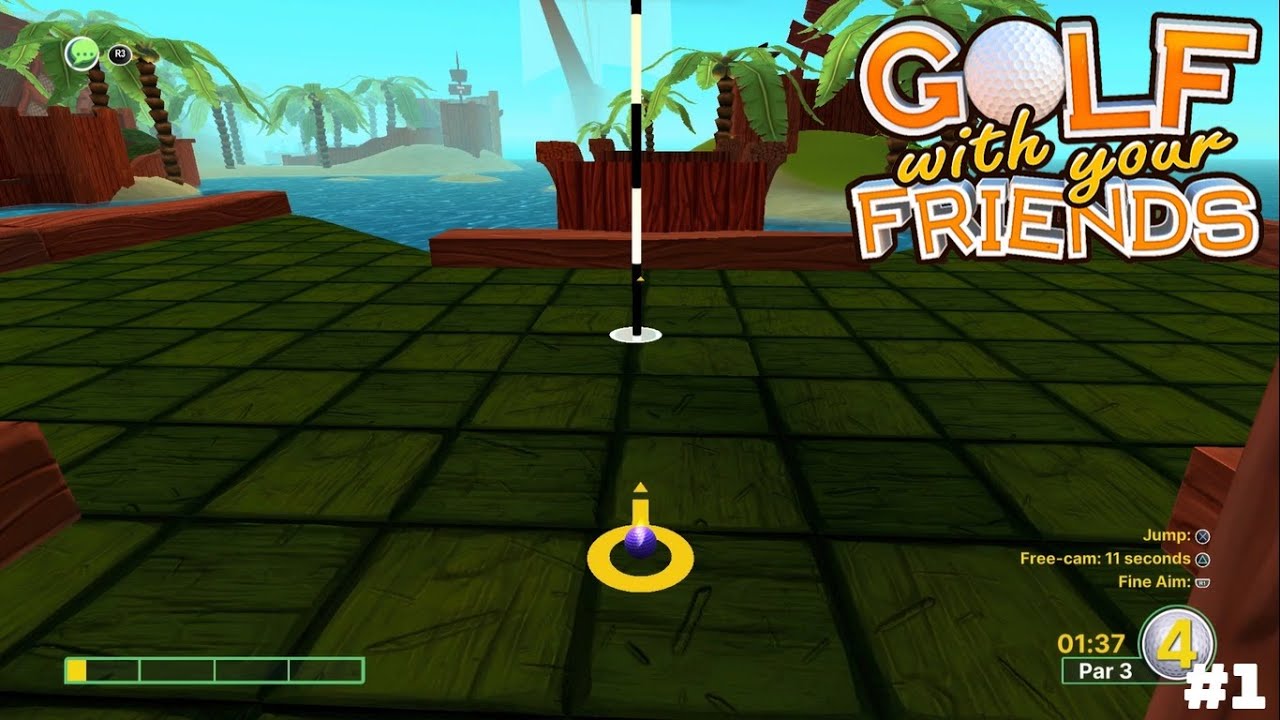 Hitting balls With Friends Golf with friends 1 YouTube