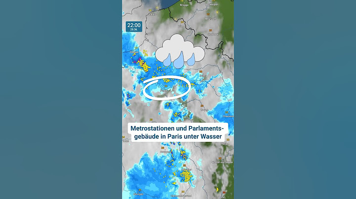 🌩  Heftige Gewitterstürme haben am Mittwochabend weite Teile Frankreichs getroffen. #Frankreich