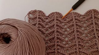 You won't believe how easy this model is! 2 rows of simple and beautiful crochet