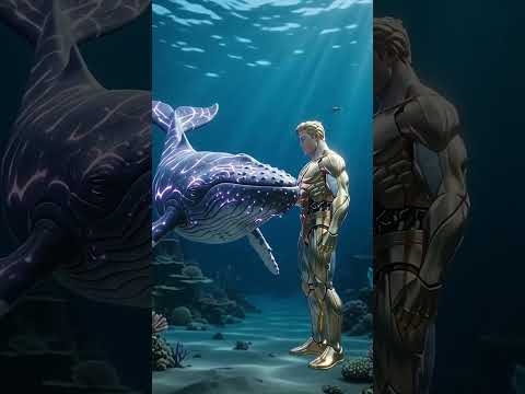 Superhero dives through ocean #viral #trending