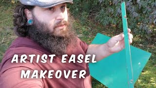 Restoring my mother's artist easel