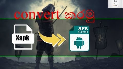 How To Convert xapk Files to apk Files On PC in sinhala|MR TECH