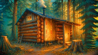 2 Days Off-Grid Living in Remote Log Cabin (No Phone, Just Peace)