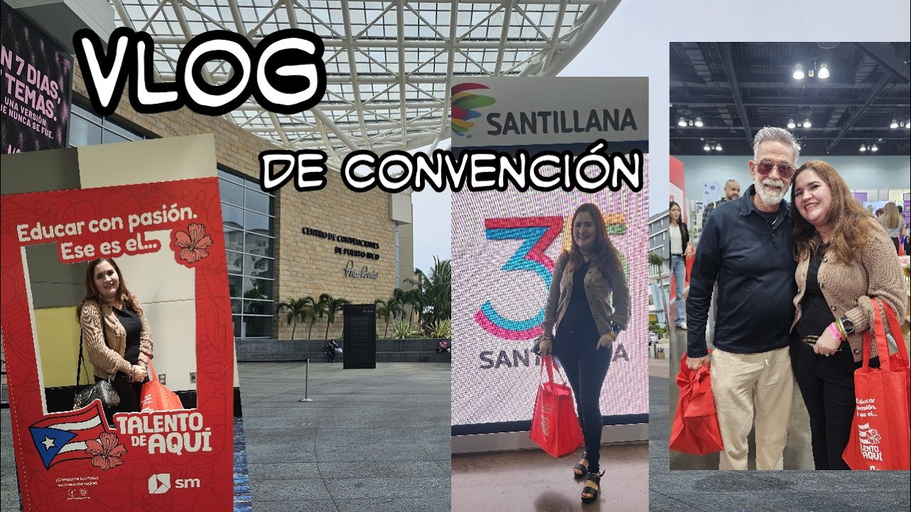 Vlog En la convención de escuelas en el Centro de Convenciones de San Juan y haul #vlogpuertorico 
