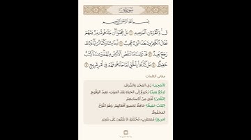 السراج في بيان غريب القران سورة ق 1 مع تلاوة الشيخ سعد الغامدي