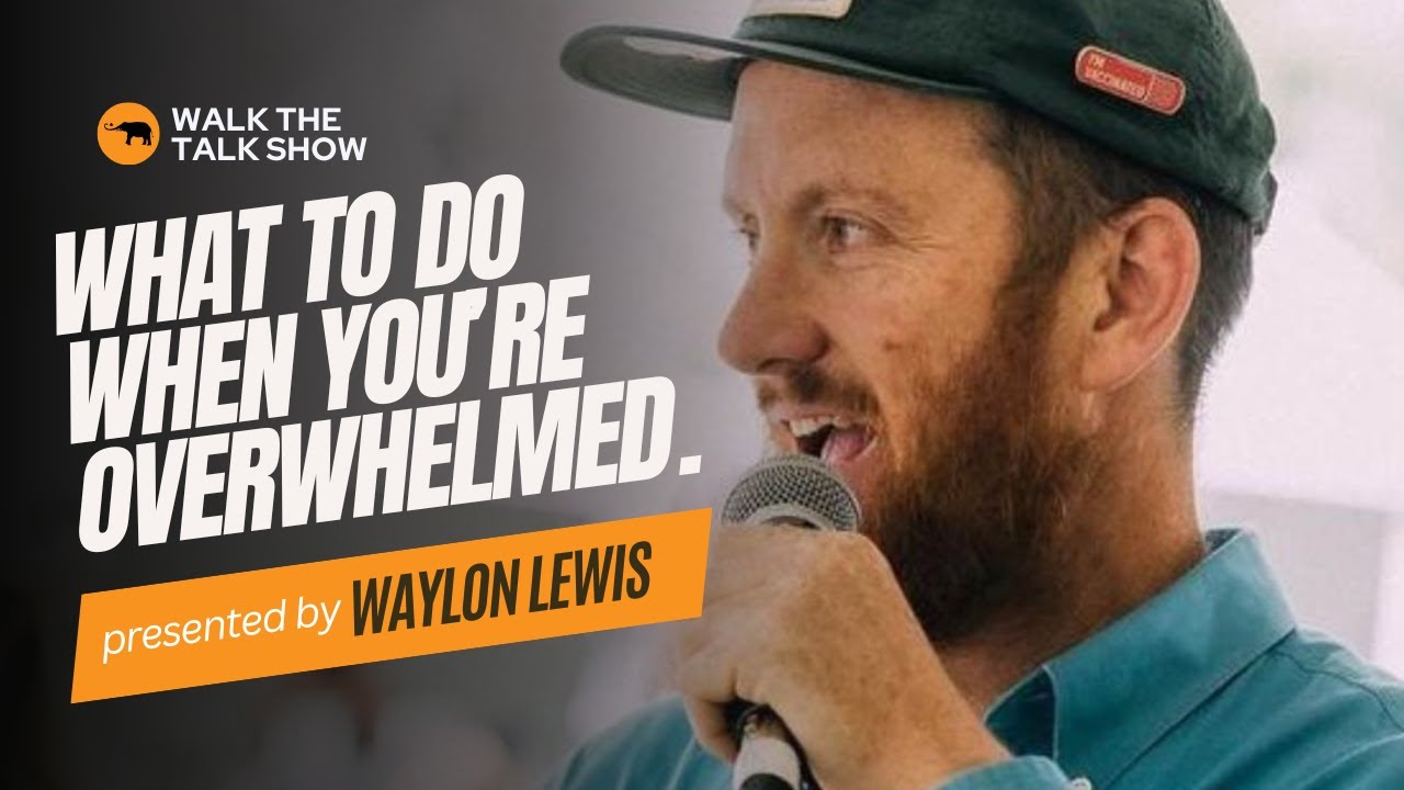 What to do when you’re Overwhelmed.