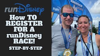 runDisney Race Registration Process STEP BY STEP | How to Sign Up  For a Run At Walt Disney World