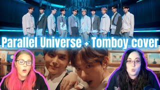 NINE.i 나인아이 'Parallel Universe' MV   'TOMBOY' Cover | K-Cord Girls React