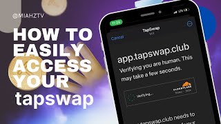 Tapswap on telegram: watch How to Access TapSwap Bot on Telegram | Easy Tutorial