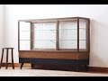 「昭和レトロなコレクションケース」　- アンティーク家具ラフジュ工房 -