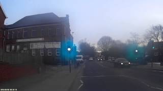 20150202. GJ60GCX. Yodel HGV. Close pass