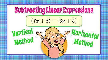 TWO Ways to Subtract Linear Expressions | 7.EE.A.1 💚💙