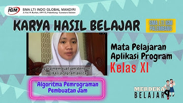 Algoritma Pemrograman Pembuatan Jam Pada Bahasa Pemrograman Pascal Mapel Aplikasi Program (TIK)