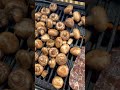 Grilled Meat with Mushrooms