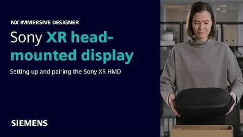1. Unboxing and setting up the Sony XR Head-Mounted Display