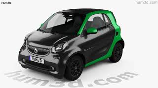 Smart ForTwo Electric Drive coupe 2020 3D model by 3DModels.org screenshot 5