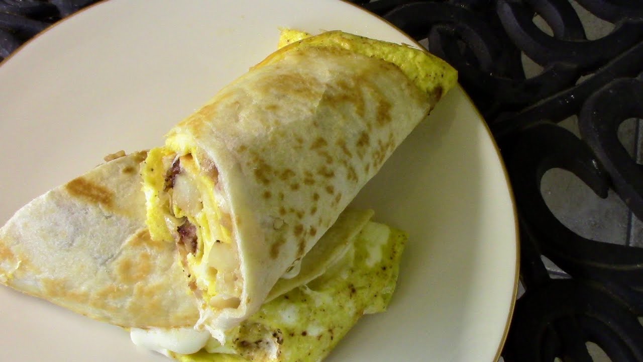 Crispy Tortilla Egg Roll, easy YouTube