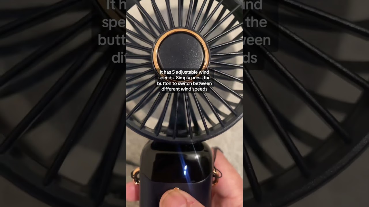 Stay Cool Anywhere with This Portable Handheld Fan 